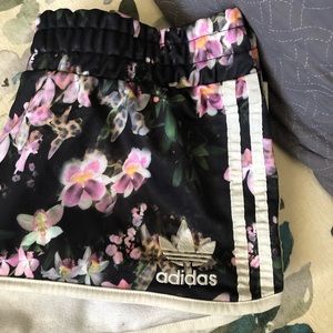 Adidas Floral Tracksuit Shorts